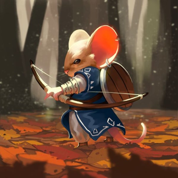 Мышонок с мечом