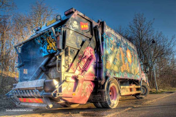 Крутой мусоровоз