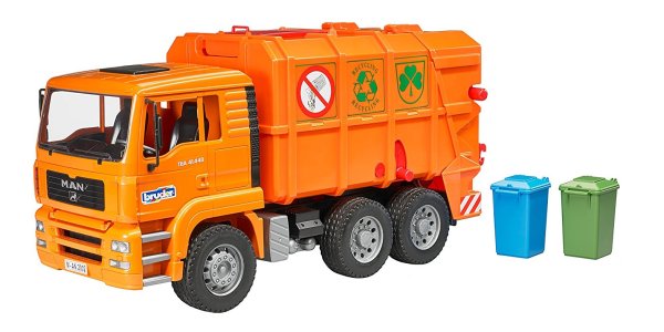 Bruder 02-760 мусоровоз man TGA