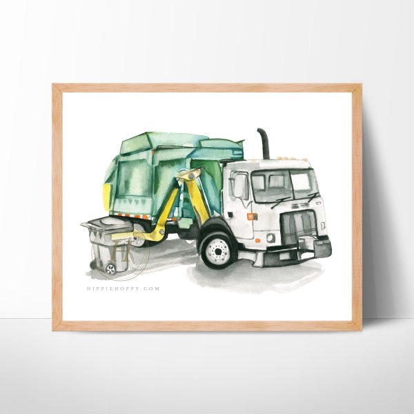 Мусоровоз рисунок