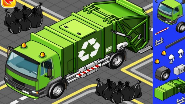 Игра мусоровоз