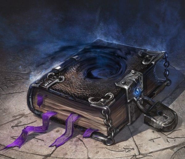 Арт тёмный Гримуар книга