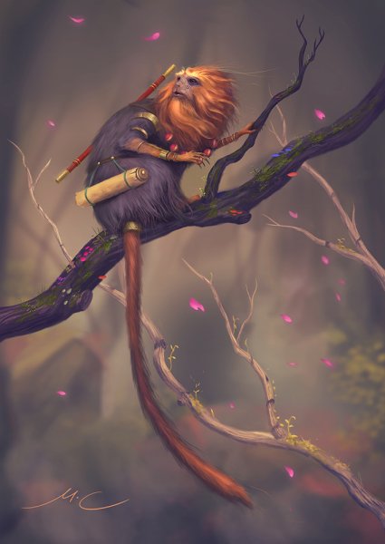 Фэнтези мартышка