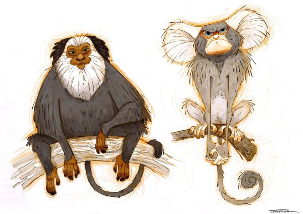 Обезьяна арт