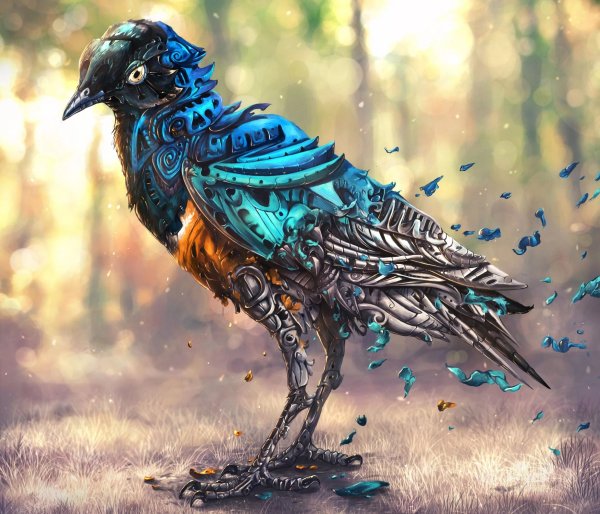 Фамильяр фэнтези птица