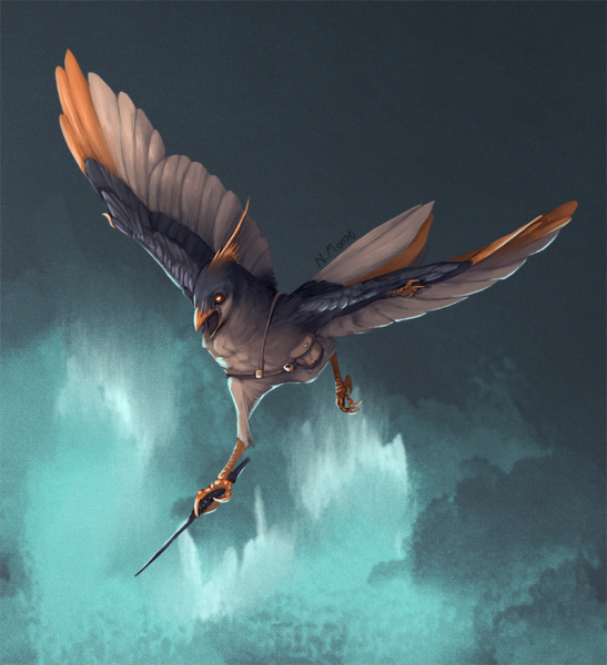 Златокрылая птица Сяо