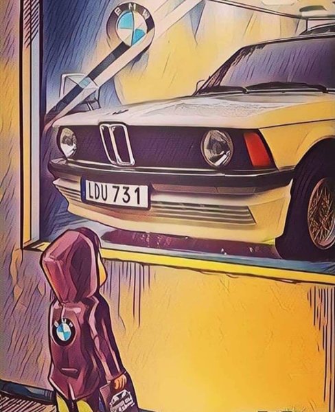 БМВ В стиле арт