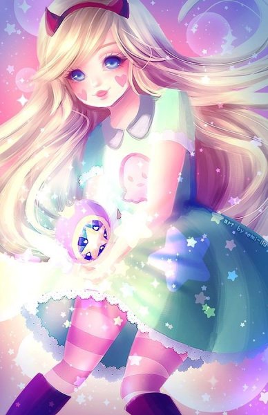 Звёздочка Баттерфляй арт злая