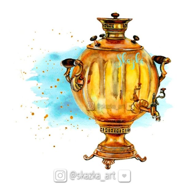 Стилизованный самовар