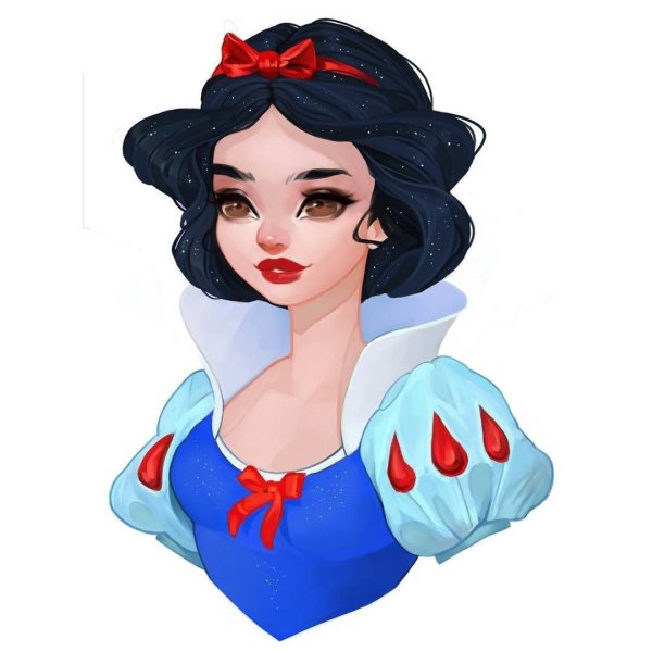 Девушка с яблоком арт