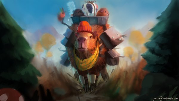 Капибара Самурай