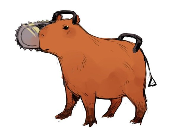Capybara Chainsaw