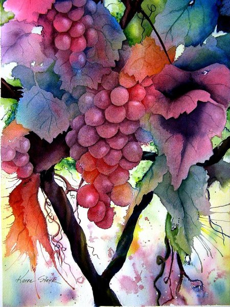 Алмазная мозаика Виноградная лоза