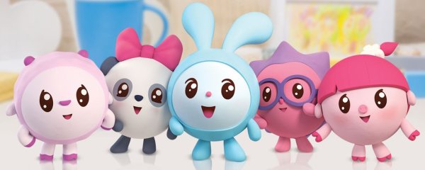 Малышарики Крошик и Ежик