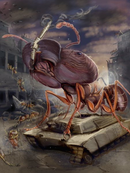 Гигантские насекомые арт
