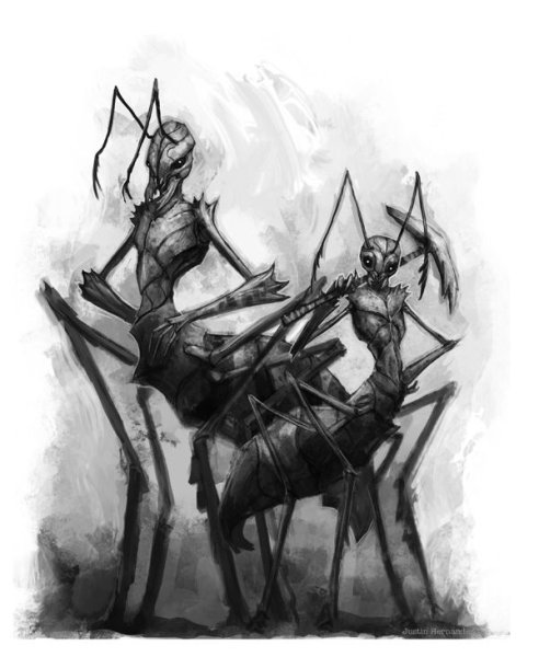 Муравей арт фэнтези