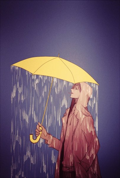 Аниме зонтик