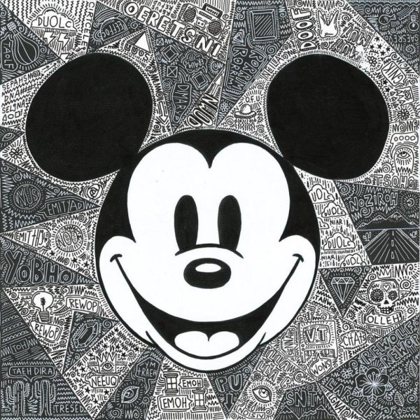 Картины с Микки Маусом