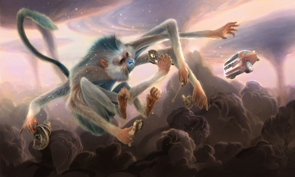 Обезьяна арт