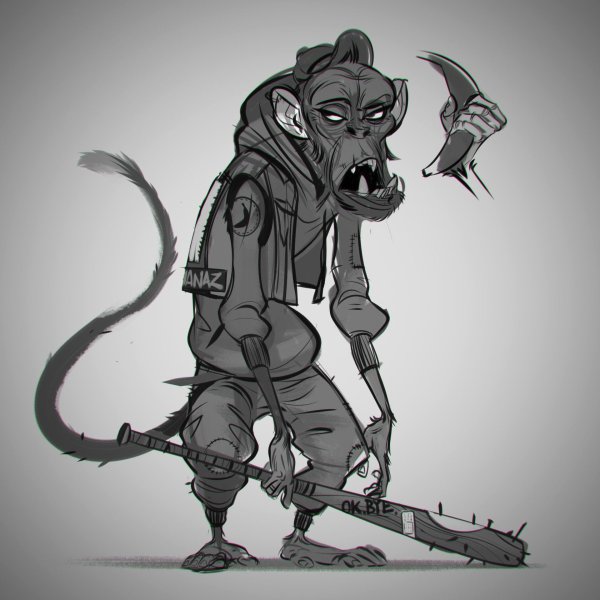 Обезьяна концепт арт