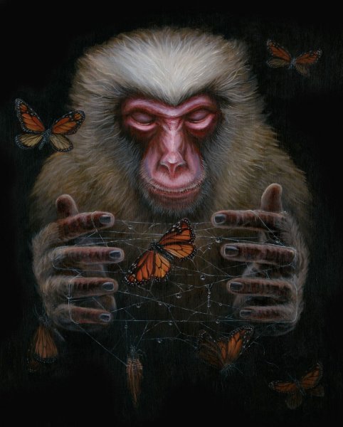 Шимпанзе арт