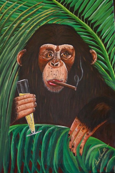 Обезьяны арты