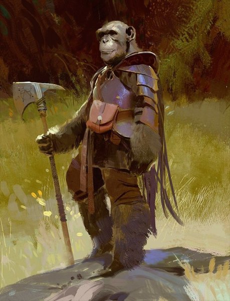 Обезьяна воин