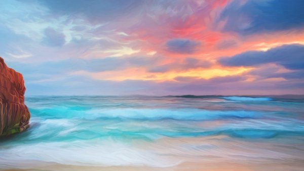 Картина море