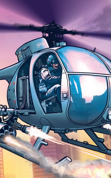 Вертолет полиции арт