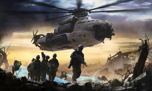 Вертолеты фэнтези