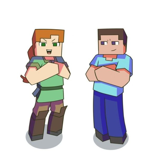 Стив из МАЙНКРАФТА арт