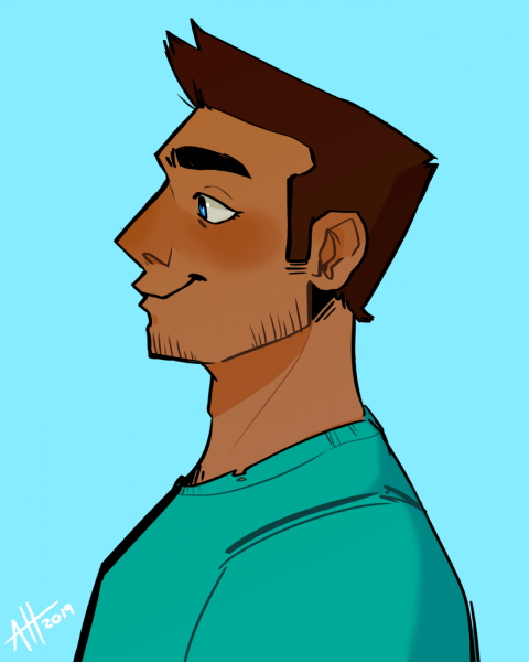 Стив майнкрафт арт