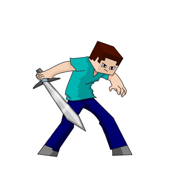 Стив с киркой