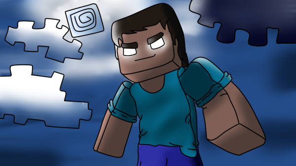 Стив и ХЕРОБРИН из МАЙНКРАФТА