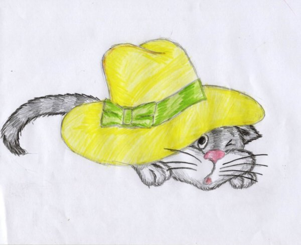 Иллюстрация к произведению Носова Живая шляпа