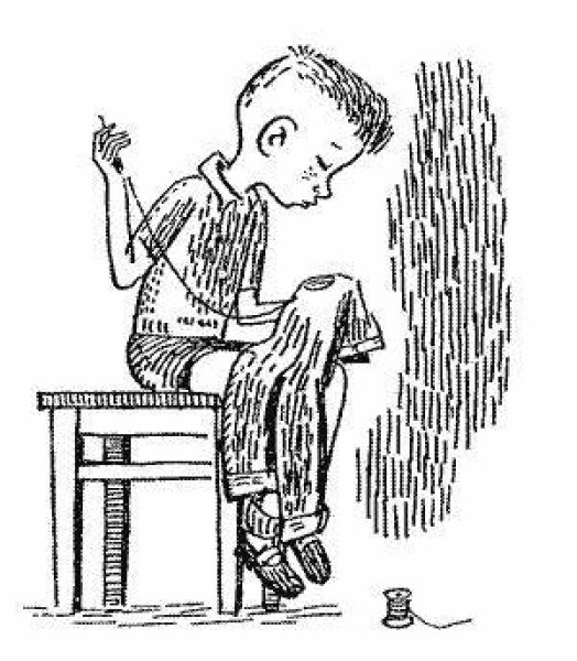 Заплатка Николай Носов раскраска