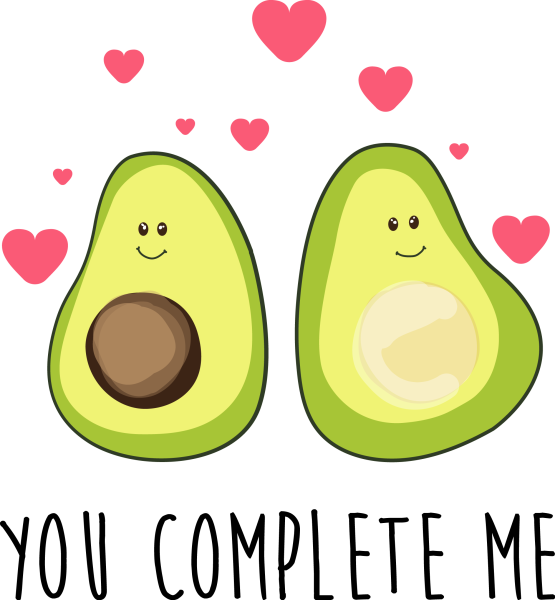 Два авокадо
