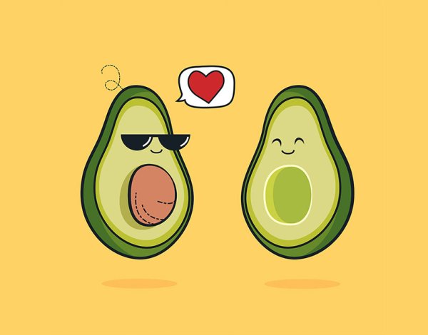 Влюбленные авокадо