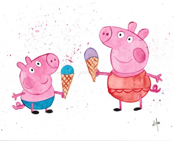 Арты свинки Пеппы