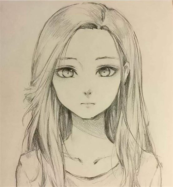 Аниме рисунки для срисовки карандашом