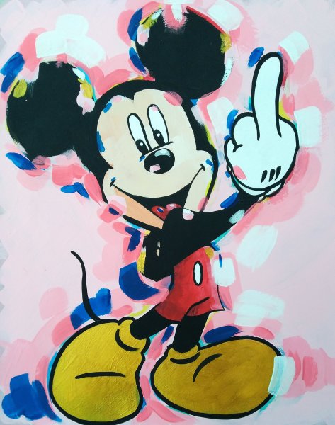 Микки Маус поп арт
