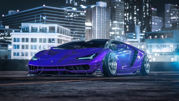 Lamborghini Centenario Purple