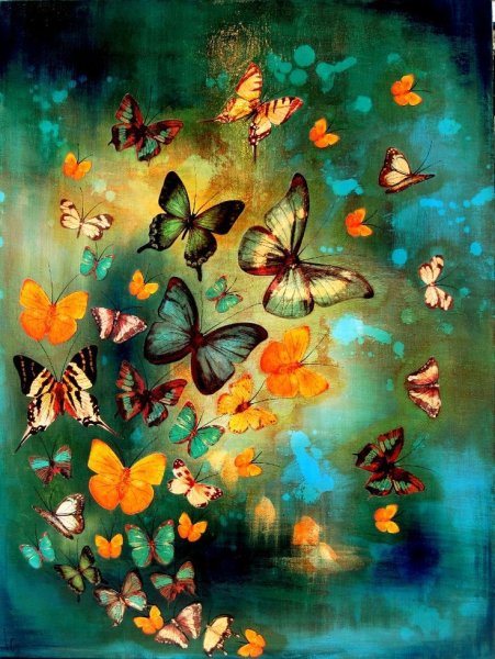 Картина бабочки