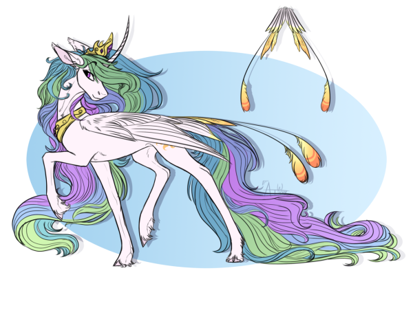 Единорог принцесса Селестия