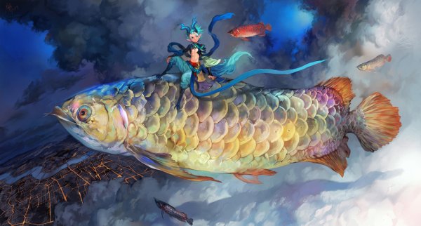 Золотая рыбка Ханафуса