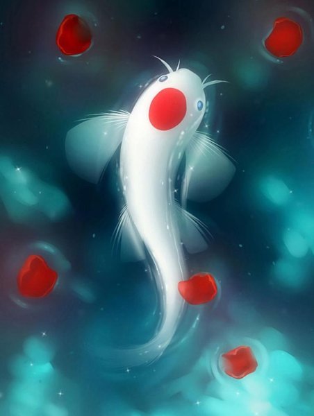 Милые рыбки арт