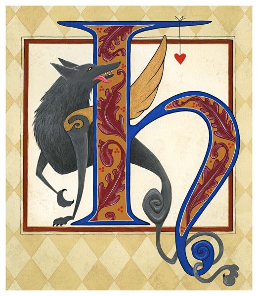 Буквица современная