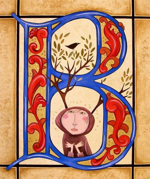 Буквицы Дарьи Чалтыкьян