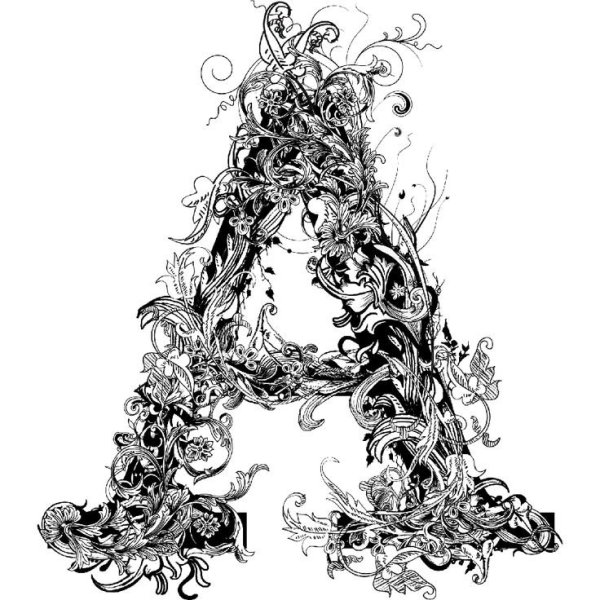 Стилизованная буква а