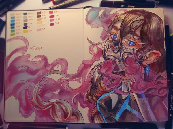 Арт фломастерами